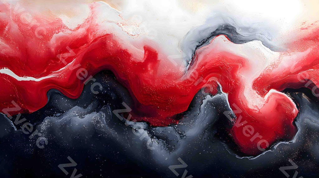 Gilded Art Aesthetic Wallpapers – Red Gilt Marble for Phone & Desktop (5K)