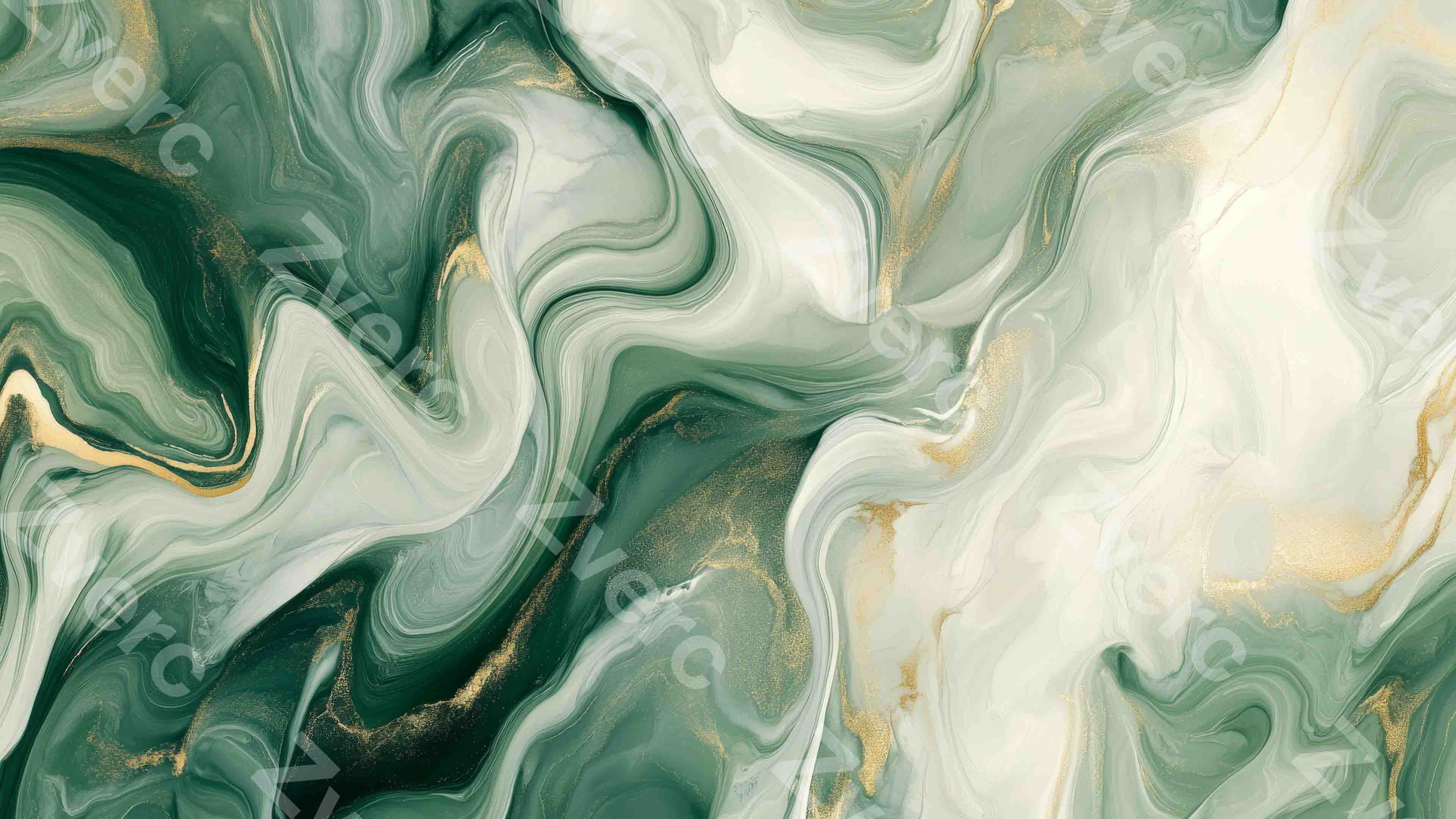 Gilded Art Aesthetic Wallpapers – Emerald Gilt Marble for Phone & Desktop (5K)