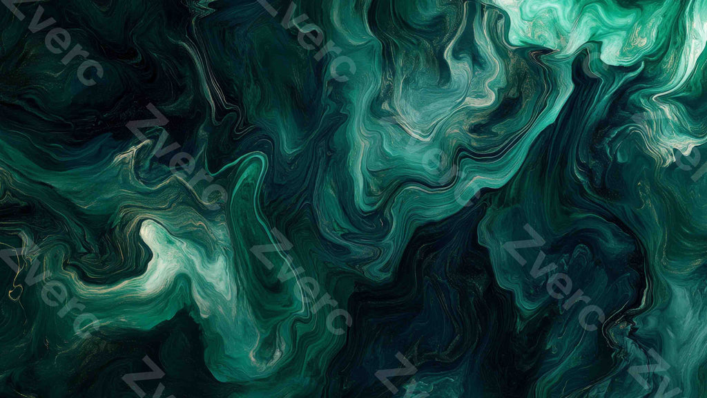 Gilded Art Aesthetic Wallpapers – Emerald Gilt Marble for Phone & Desktop (5K)