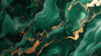 Gilded Art Aesthetic Wallpapers – Emerald Gilt Marble for Phone & Desktop (5K)
