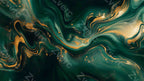 Gilded Art Aesthetic Wallpapers – Emerald Gilt Marble for Phone & Desktop (5K)